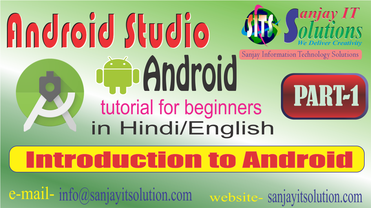 Android tutorial in Hindi/English Part-1, Introduction-to Android